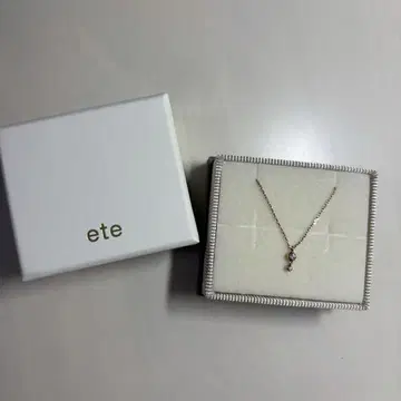 ete 핑크 골드 목걸이