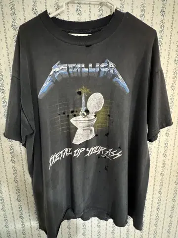 카니예 웨스트 착용 메탈리카 Made In Usa 정품 80s 90s