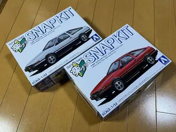 AE86 트레노 라쿠플라 스냅 키트 1/32 화이트 레드