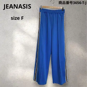 JEANASIS 라인 저리 팬츠 사이즈 Free
