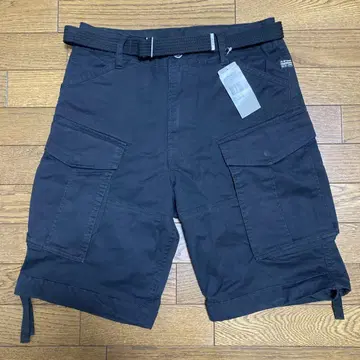 새상품 G-STAR RAW 블랙 카고 숏팬츠 사이즈 28
