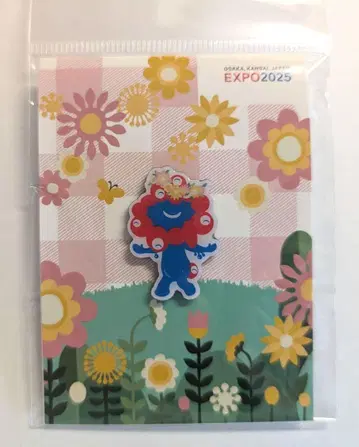 EXPO2025 간사이 만국박람회 핑배치 플라워 새상품