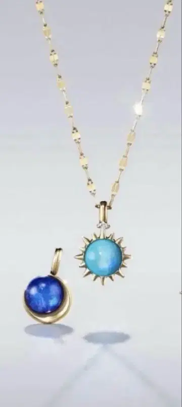 STAR JEWELRY 더블 플래닛 목걸이 K10
