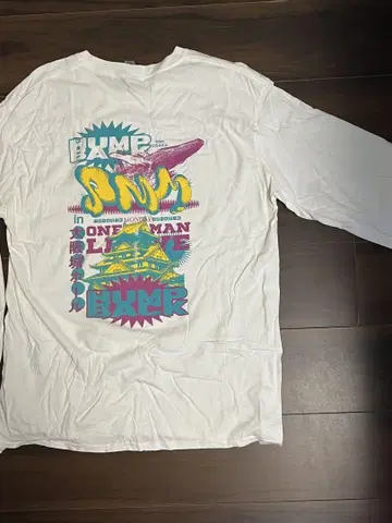 Hump Back 오사카 성 홀 첫 공연 라이브 티셔츠