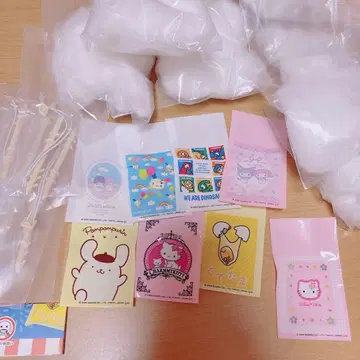 산리오 솜사탕 컬렉션 가챠 키티 우사하나 푸딩 8종 세트