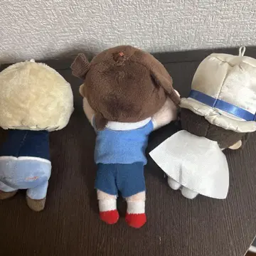 코난 봉제 인형 키링 3개 세트