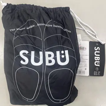 SUBU 겨울용 컴포트 샌들 블랙 JP 24-25.5