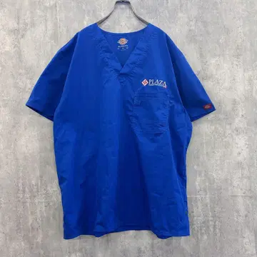 디키즈 반팔 티셔츠(XL) 레어 블루 스크럽
