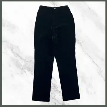 팬츠 블랙 코듀로이 라메 믹스 스트레이트 빈티지 아카이브