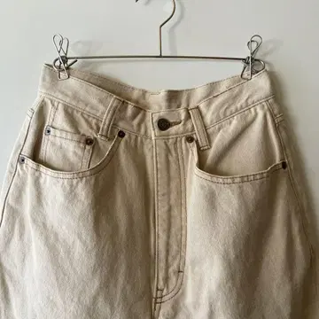 빈티지 컬러 데님 팬츠 80년대 90년대