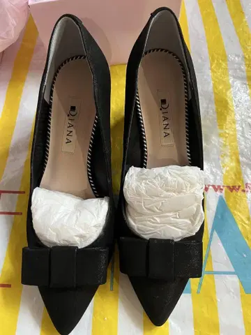 다이애나 DIANA 포멀 펌프스 블랙 광택 기모 23cm