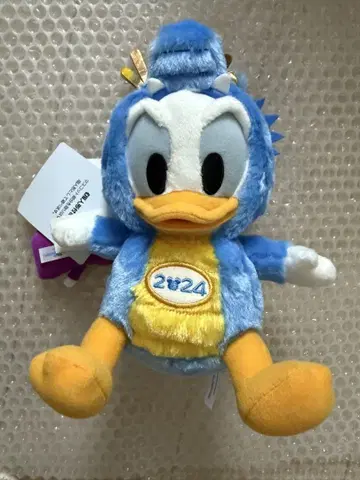 디즈니 띠 동물 2024 용 봉제 인형 도날드 손가락 인형 포함