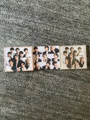 Snow Man CD 앨범 3단 폴더형 디자인