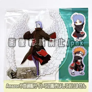 NARUTO 코난 페인 닌자 아크릴 스탠드 스티커 3종 미사용 새상품