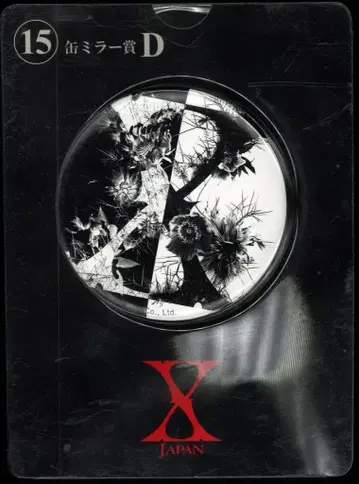 X JAPAN 2016 X JAPAN 복권 캔 거울 상 D No.15
