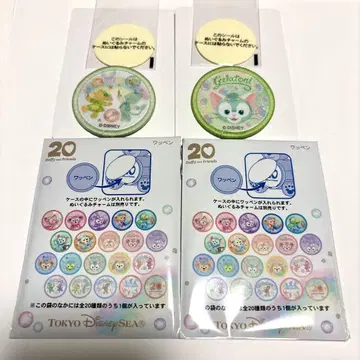 디즈니씨 더피&프렌즈 20주년 젤라토니 와펜