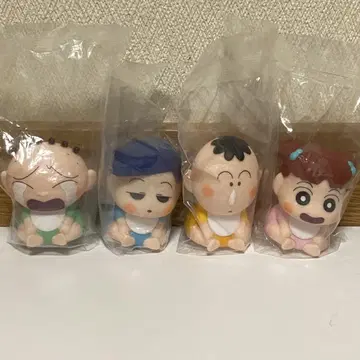 짱구는 못말려(크레용 신짱) 라이트 마스코트 베이비 4종 세트