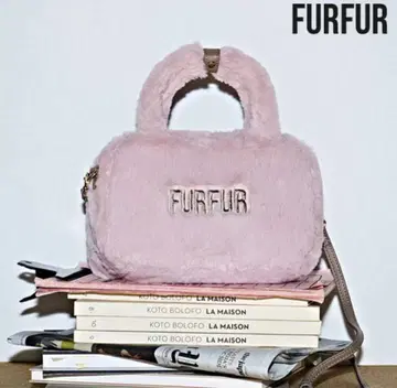 FURFUR 에코 퍼 스퀘어 백
