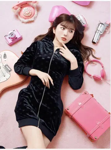 Darich 벨로아 로고 미니 원피스 FL