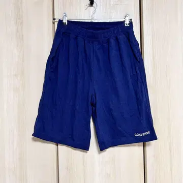 CONVERSE 컨버스 네이비 블루 숏 팬츠 L