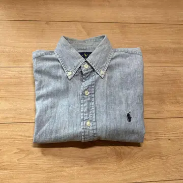Ralph Lauren 데님 셔츠 긴팔 라이트 블루