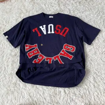 usn 리메이크 네이비 변형 칼리지 로고 티셔츠