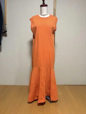 MARIED'OR 마리 인형 오렌지 플레어 원피스 오렌지