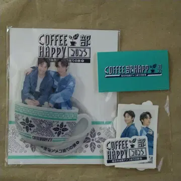 COFFEE부 아크릴 스탠드 플레이크 씰 세트