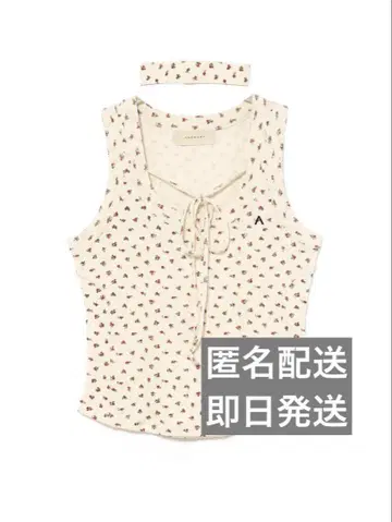 앤드메리 꽃 리본 장식 빨간색 1