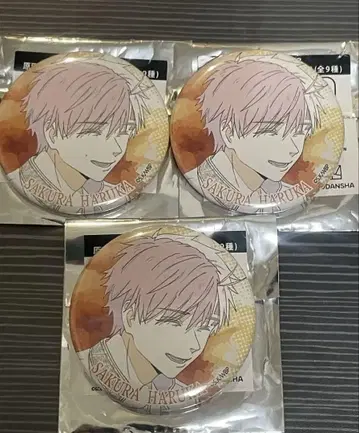WIND BREAKER 윈브레 TSUTAYA 원화 캔뱃지 벚꽃 하야