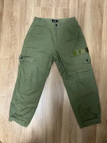 XLARGE 카고 팬츠 32 올리브 그린
