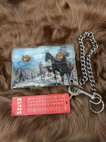 90's 데드스탁 아미쉬 아르곤킨 지갑 체인 새상품