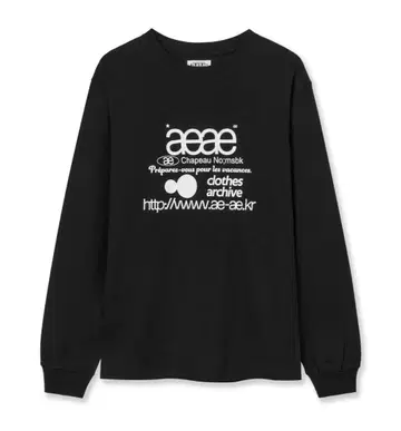 aeae 긴팔 블랙