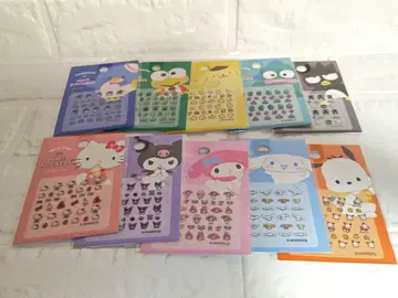 산리오 네일 씰 10종류 컴플리트