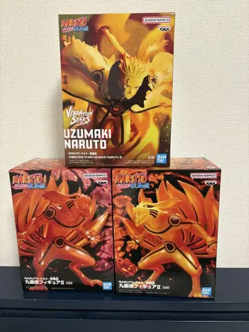 NARUTO-나루토- 돌풍전 우즈마키 나루토 구미호 피규어 3종 세트