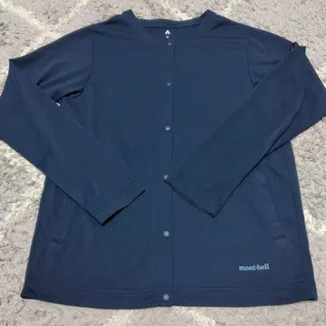 mont-bell 네이비 M 사이즈 긴팔 가디건