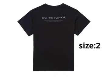 san san gear 산산 기어 로고 티셔츠 블랙