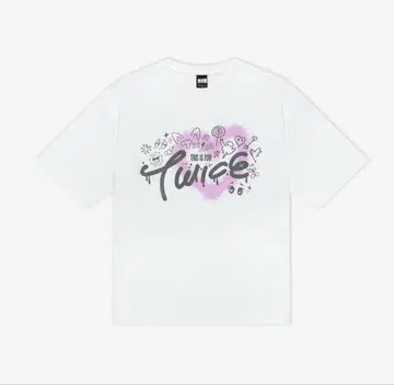 TWICE 라이브 티셔츠 화이트 L 사이즈