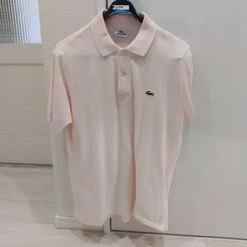라코스테 피케 셔츠 핑크 L1212 사이즈 4