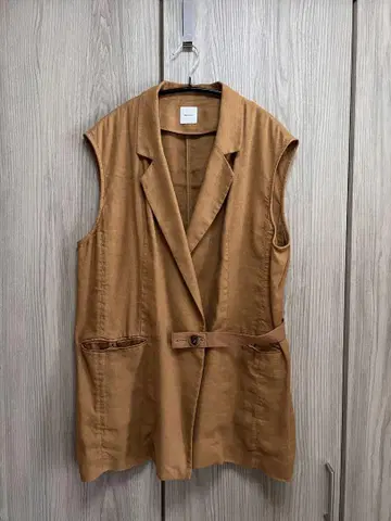 spick & span 린넨 바스켓 슬리브리스 베스트