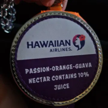 HAWAIIAN AIRLINES 오렌지 파우치