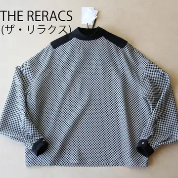 미사용 새상품 THE RERACS 스탠드 카라 백 지퍼