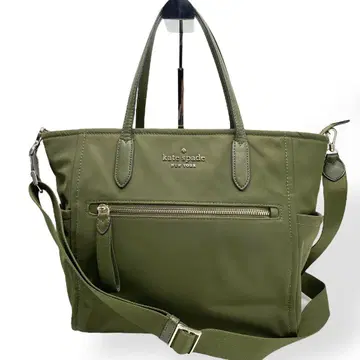 새상품급 Kate Spade 2way 숄더백 핸드백 카키