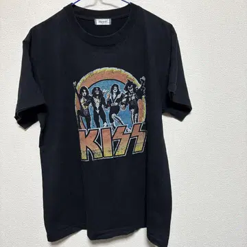 KISS 그래픽 프린트 티셔츠 M