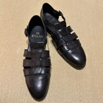 EVANS 블랙 컴포트 샌들