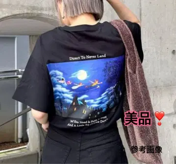 MURUA 무루아 [디즈니 컬렉션] 피터팬/스토리 티셔츠 블랙