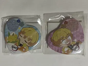 귀멸의 칼날 ufotable 한정판 하트형 캔뱃지 아가츠마 젠이츠