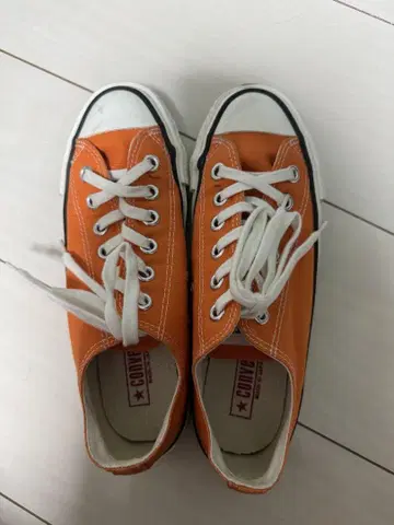 컨버스 오렌지 ALL STAR 스니커즈