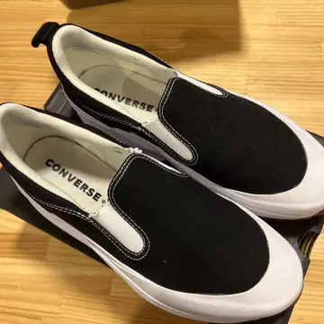 CONVERSE 블랙 슬립온