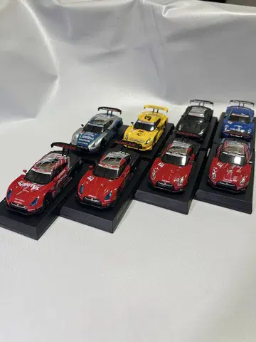 교쇼 서클 K 땡스 GT-R 레이싱 미니카 컬렉션 총 8대